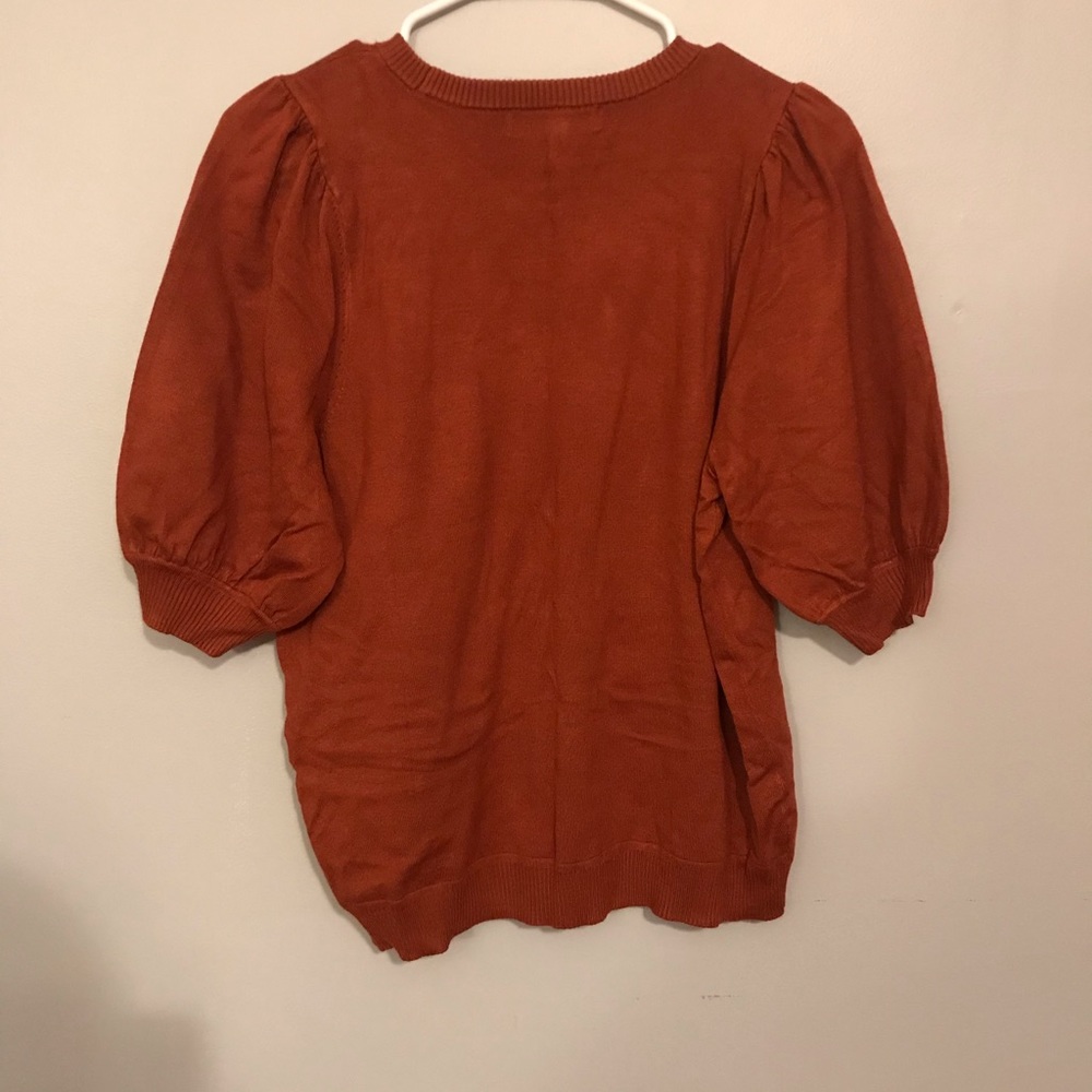 MARLED DARK ORANGE SWEATER - Picture 3 of 3